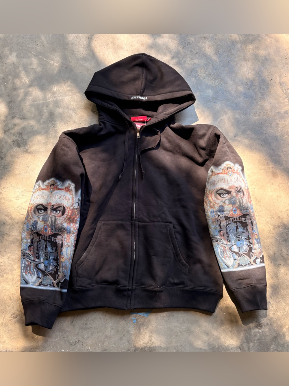 Supreme Michael Jackson Dangerous Zip Up Hoodie